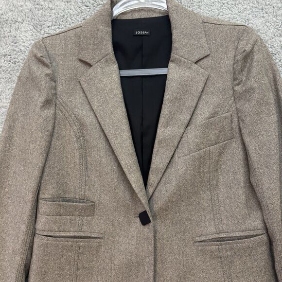Joseph Blazer Womens 40 US 8 Wool Capsule Corporate Tailored Elevated Boss Work - Picture 3 of 16
